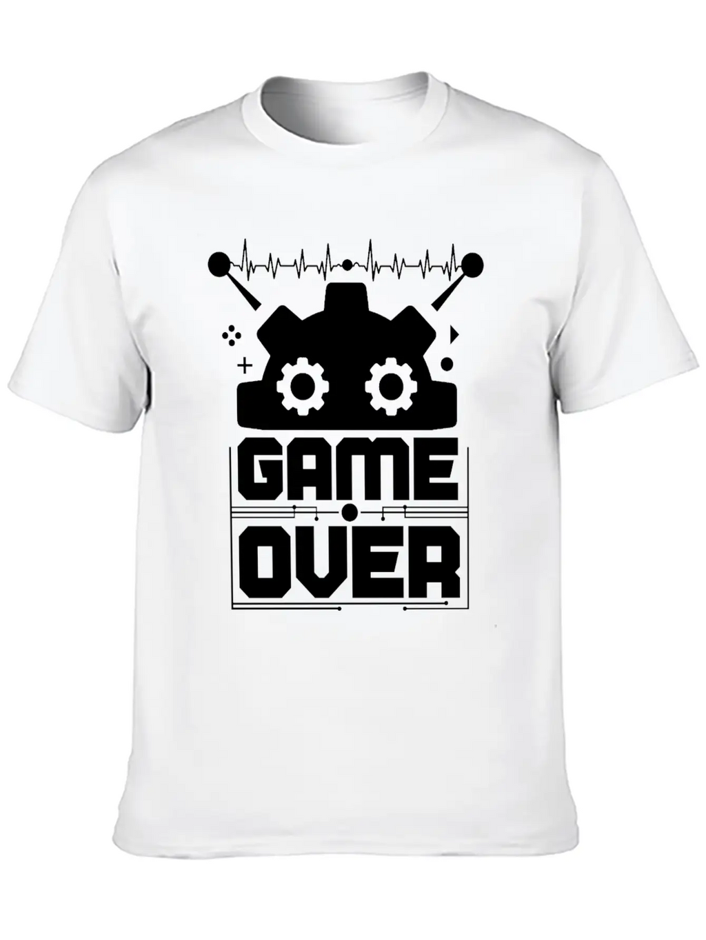 Game Over Essential Cotton Tee For Daily Outfits – Unisex Style