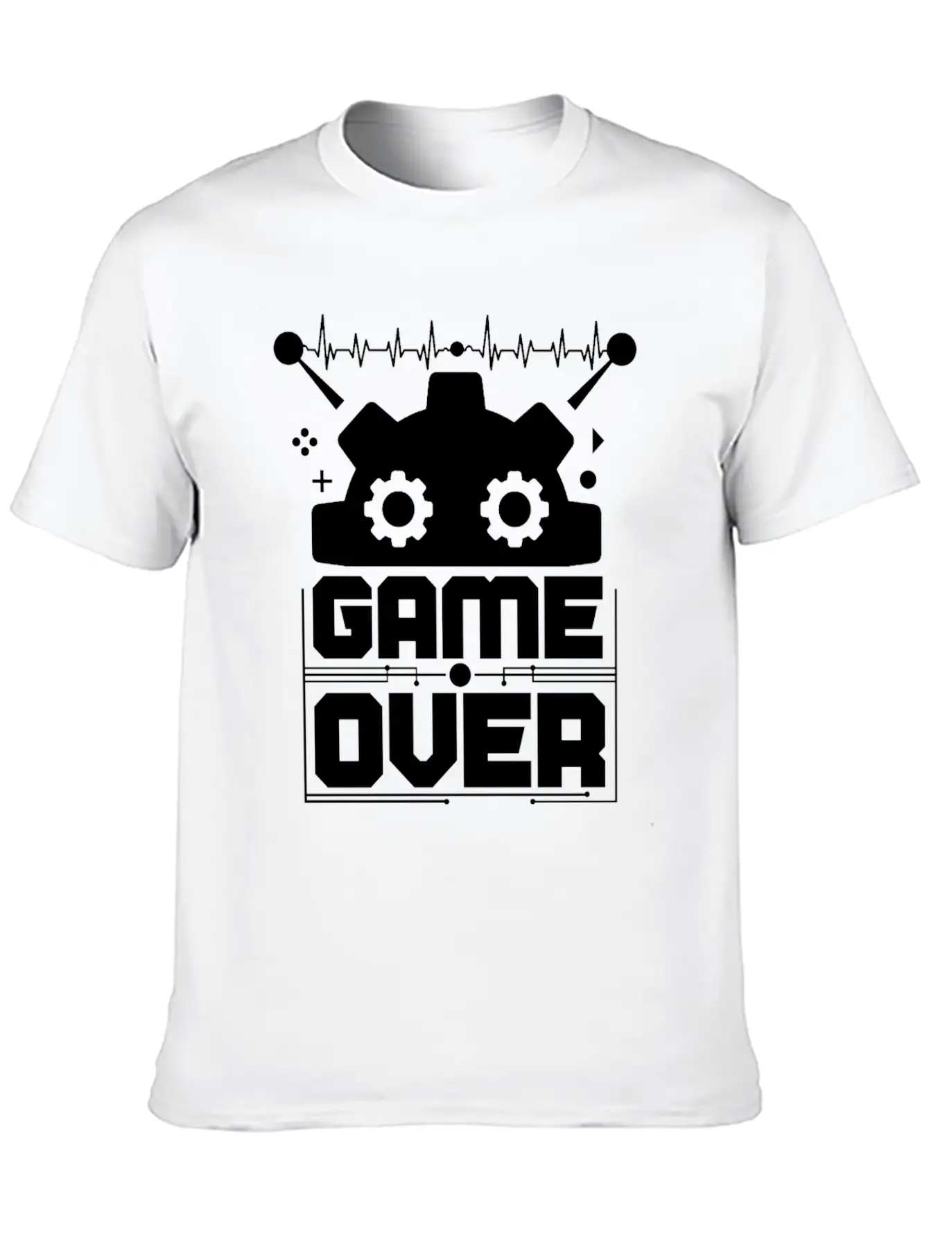 Game Over Essential Cotton Tee For Daily Outfits – Unisex Style