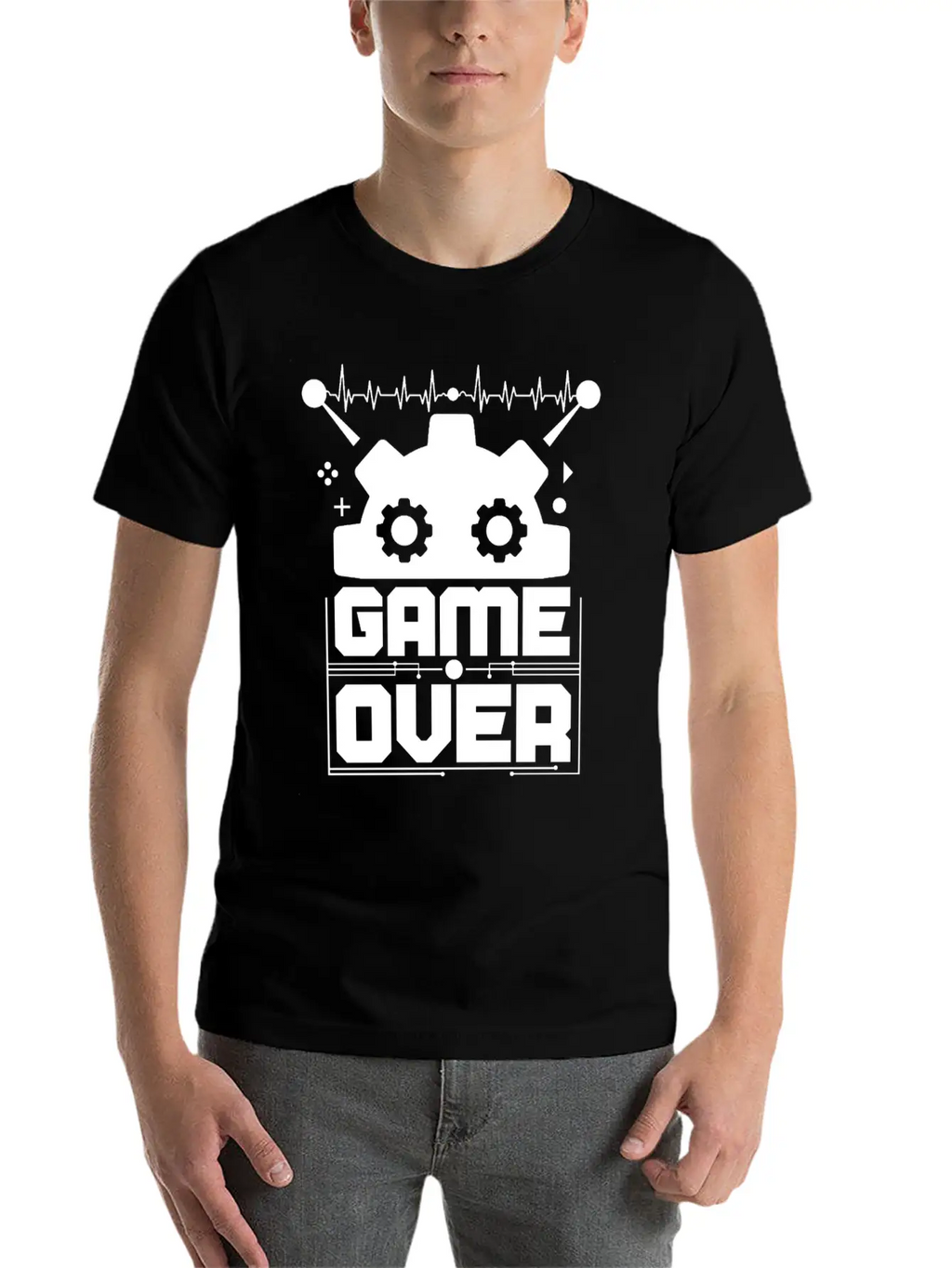 Game Over Essential Cotton Tee For Daily Outfits – Unisex Style