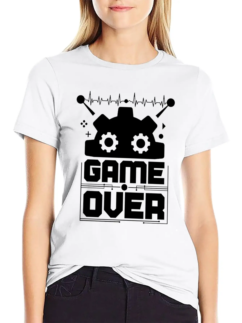 Game Over Essential Cotton Tee For Daily Outfits – Unisex Style