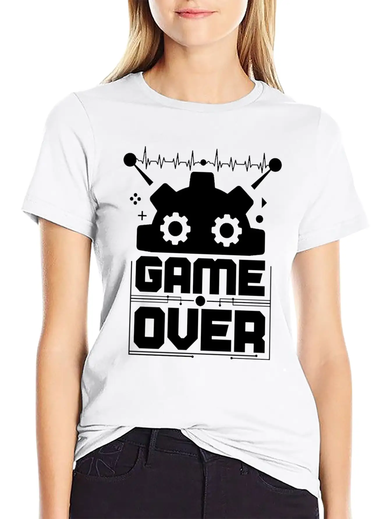 Game Over Essential Cotton Tee For Daily Outfits – Unisex Style