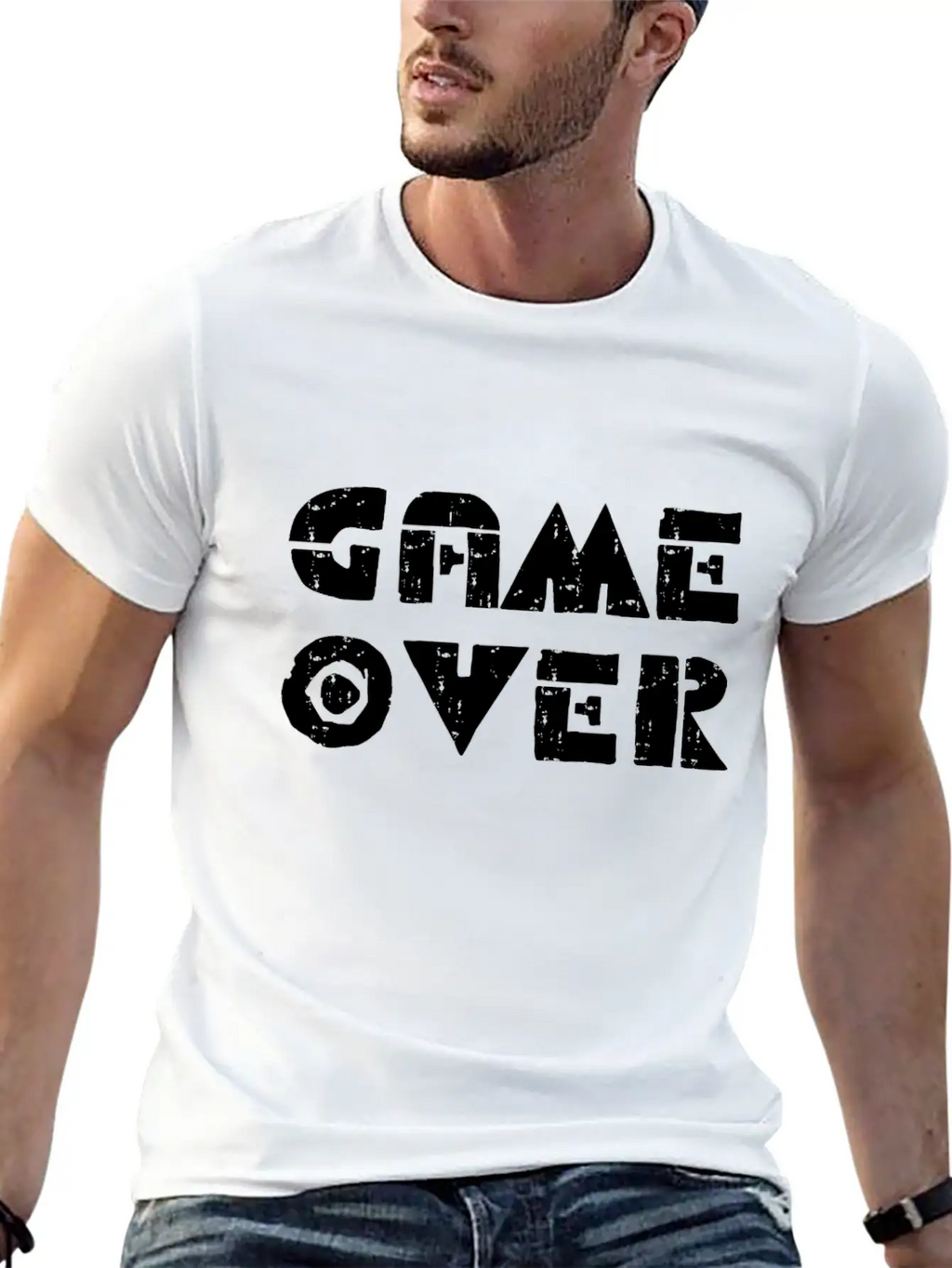 Game Over For Video Games Players Breathable Graphic T-Shirt – Perfect For Casual Days