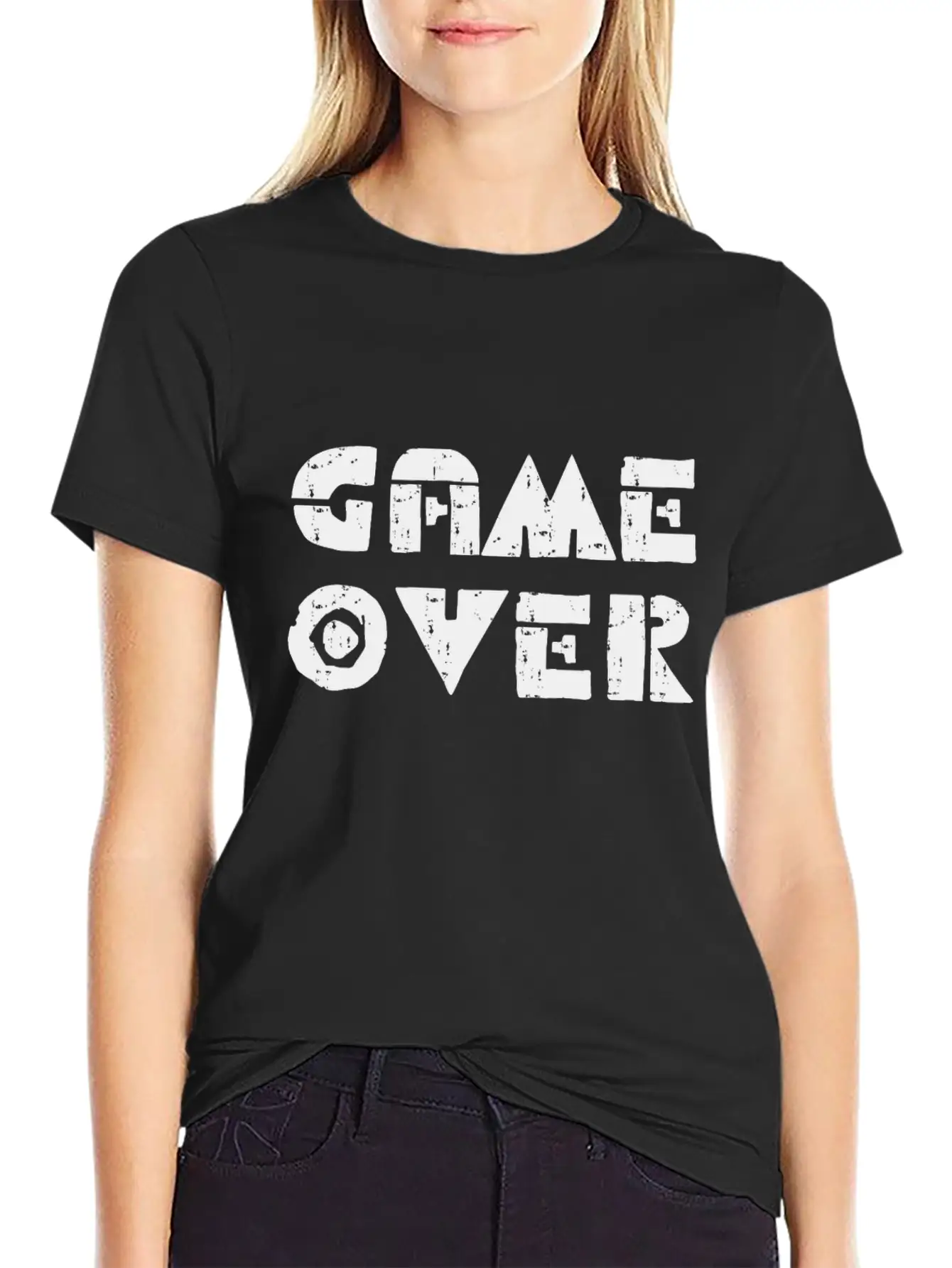 Game Over For Video Games Players Breathable Graphic T-Shirt – Perfect For Casual Days
