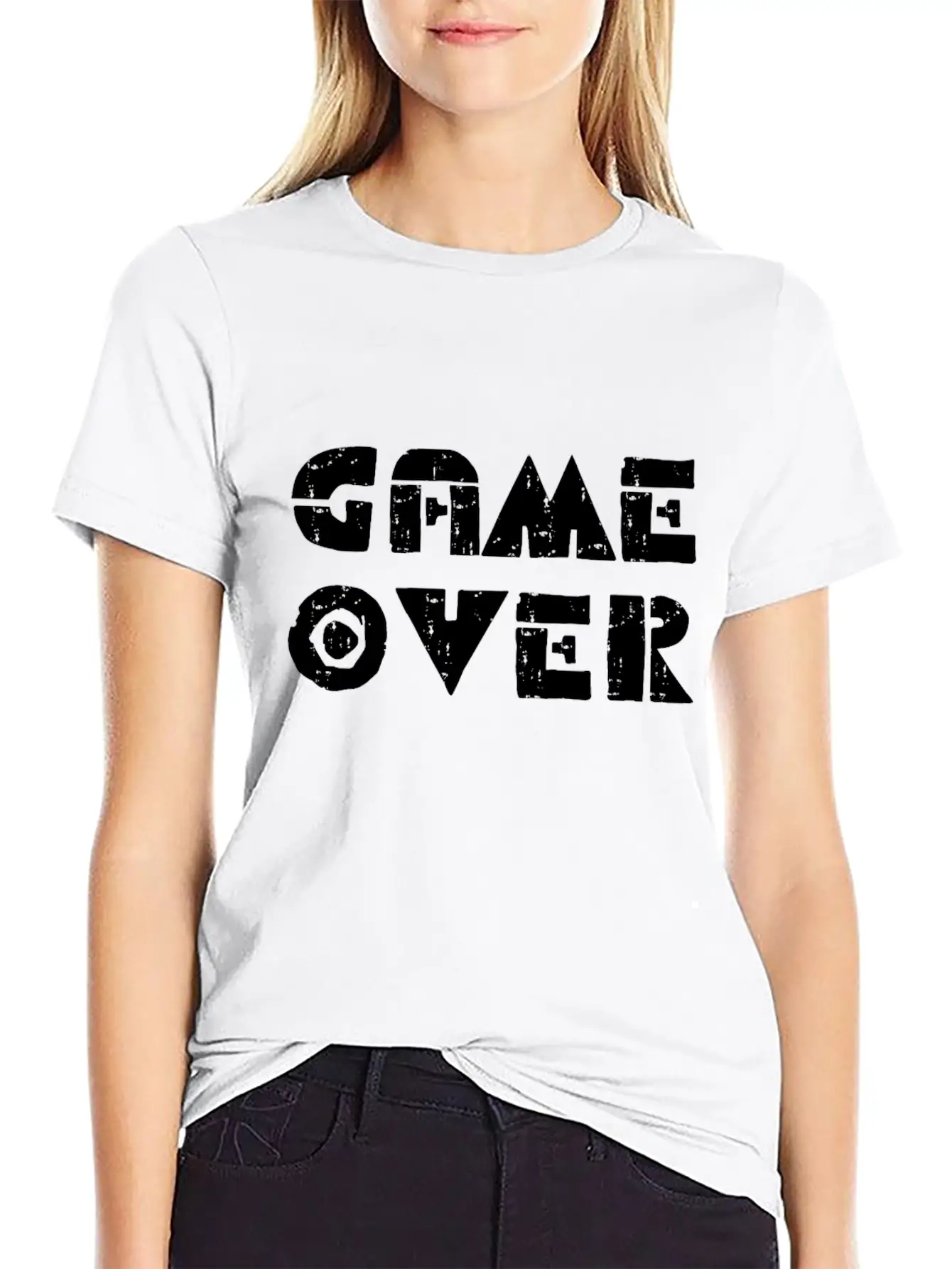 Game Over For Video Games Players Breathable Graphic T-Shirt – Perfect For Casual Days