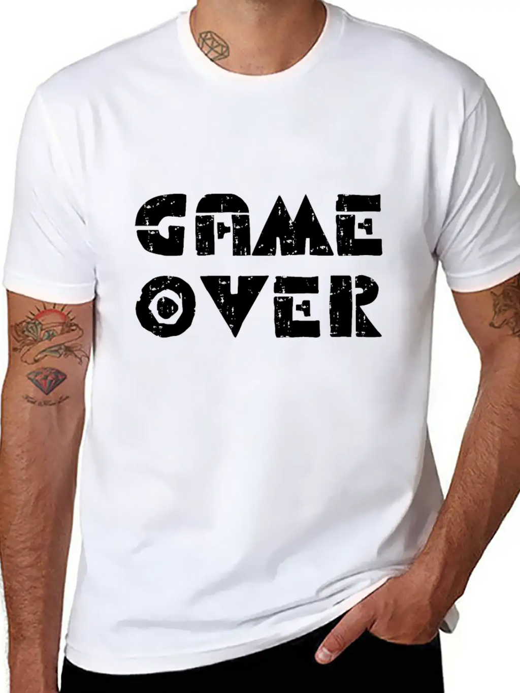 Game Over For Video Games Players Breathable Graphic T-Shirt – Perfect For Casual Days