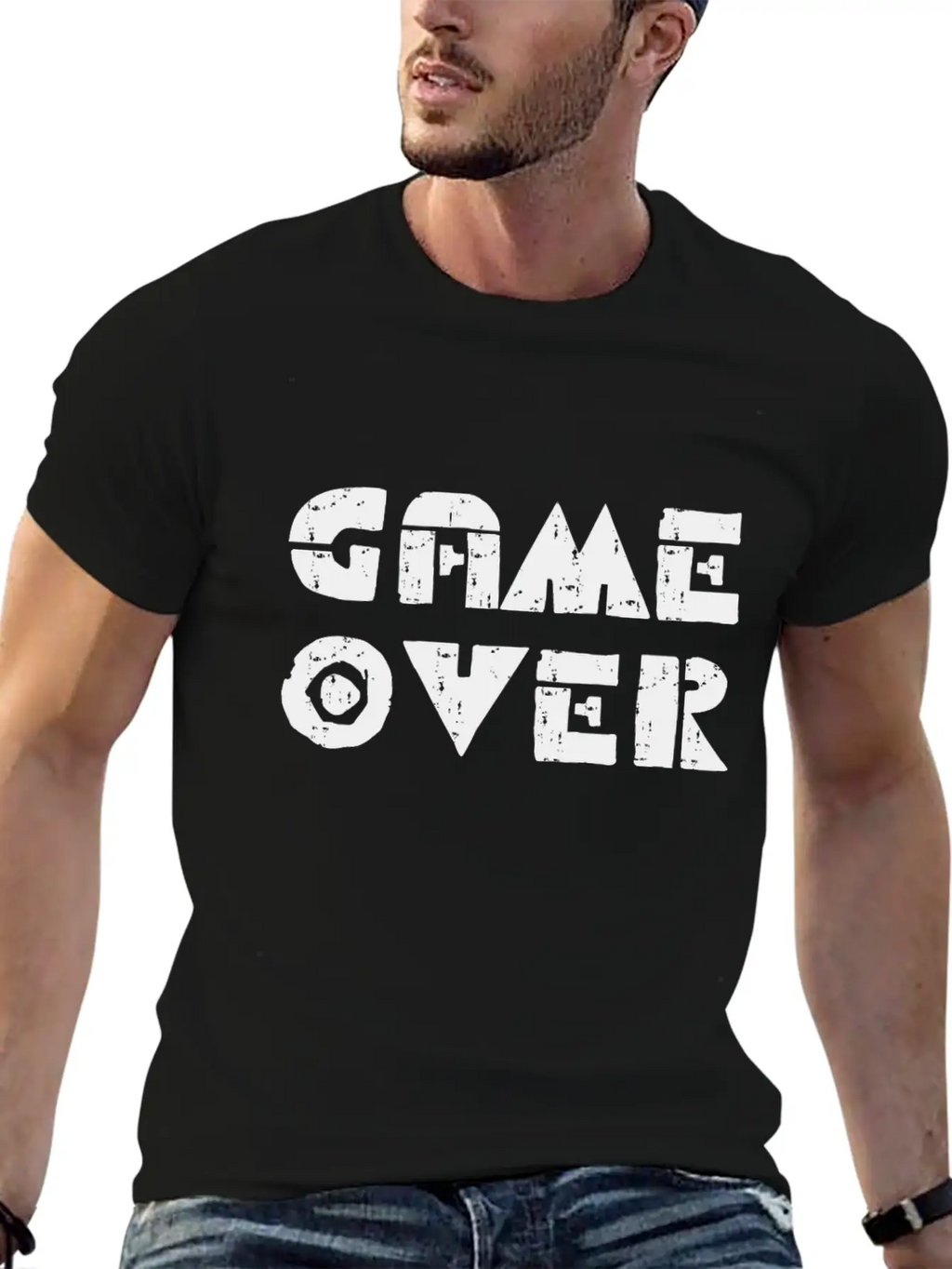 Game Over For Video Games Players Breathable Graphic T-Shirt – Perfect For Casual Days