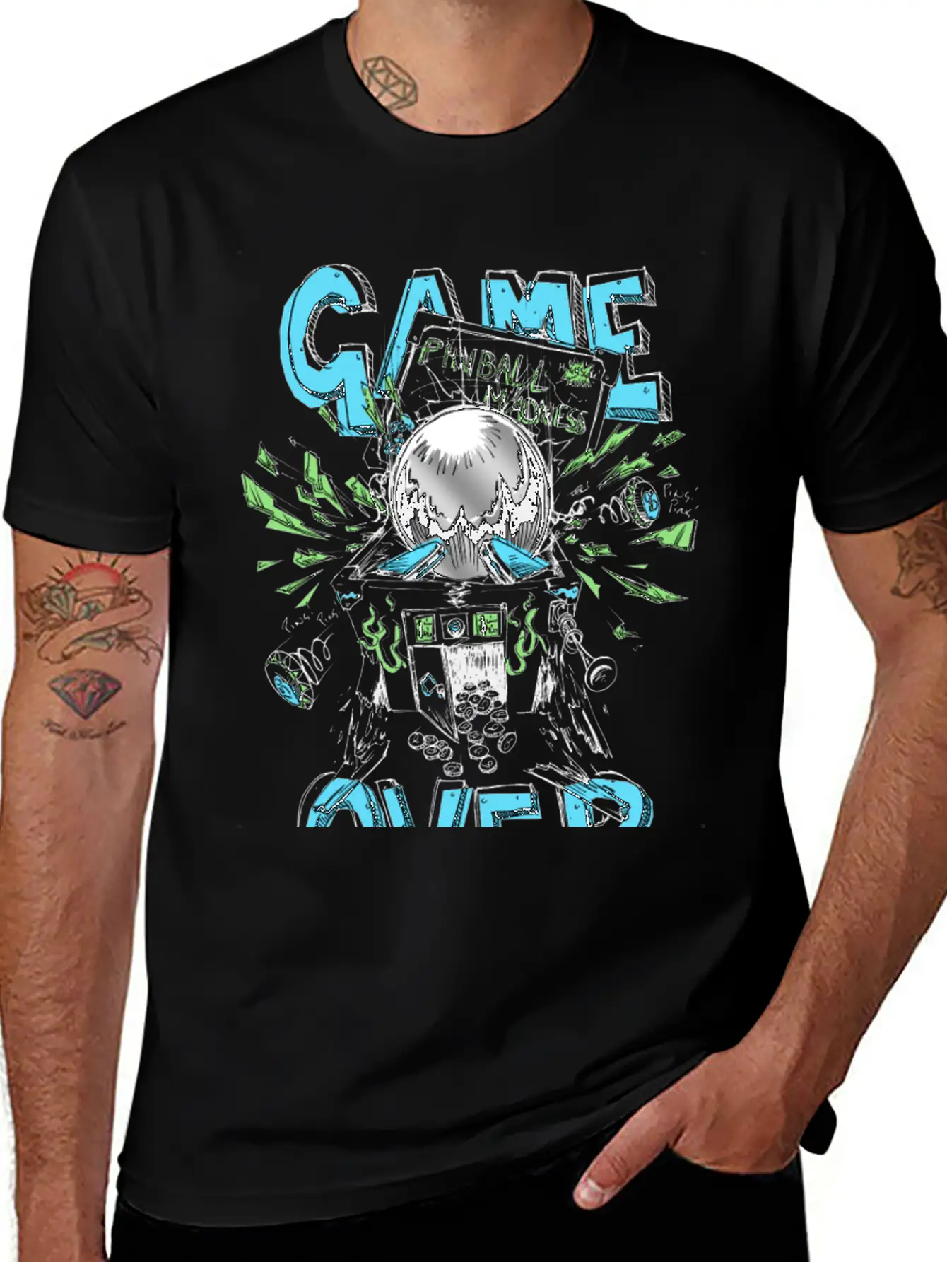 GAME OVER Timeless Short Sleeve Tee – Comfy And Minimalist Design