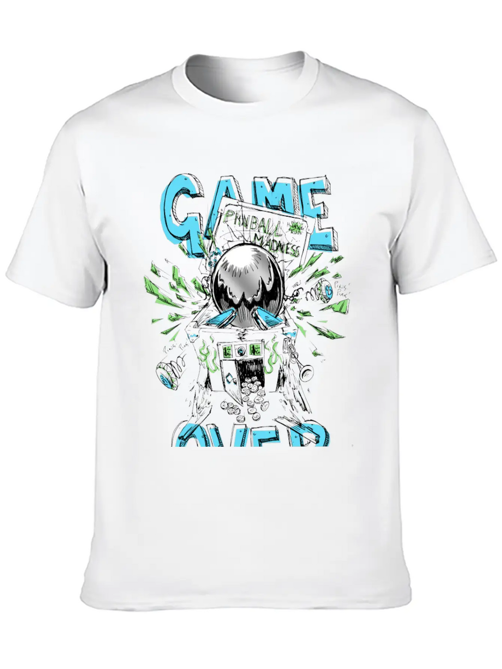 GAME OVER Timeless Short Sleeve Tee – Comfy And Minimalist Design