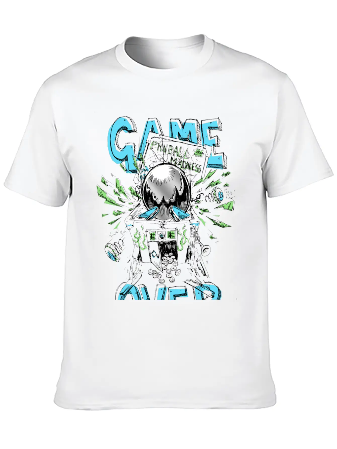 GAME OVER Timeless Short Sleeve Tee – Comfy And Minimalist Design