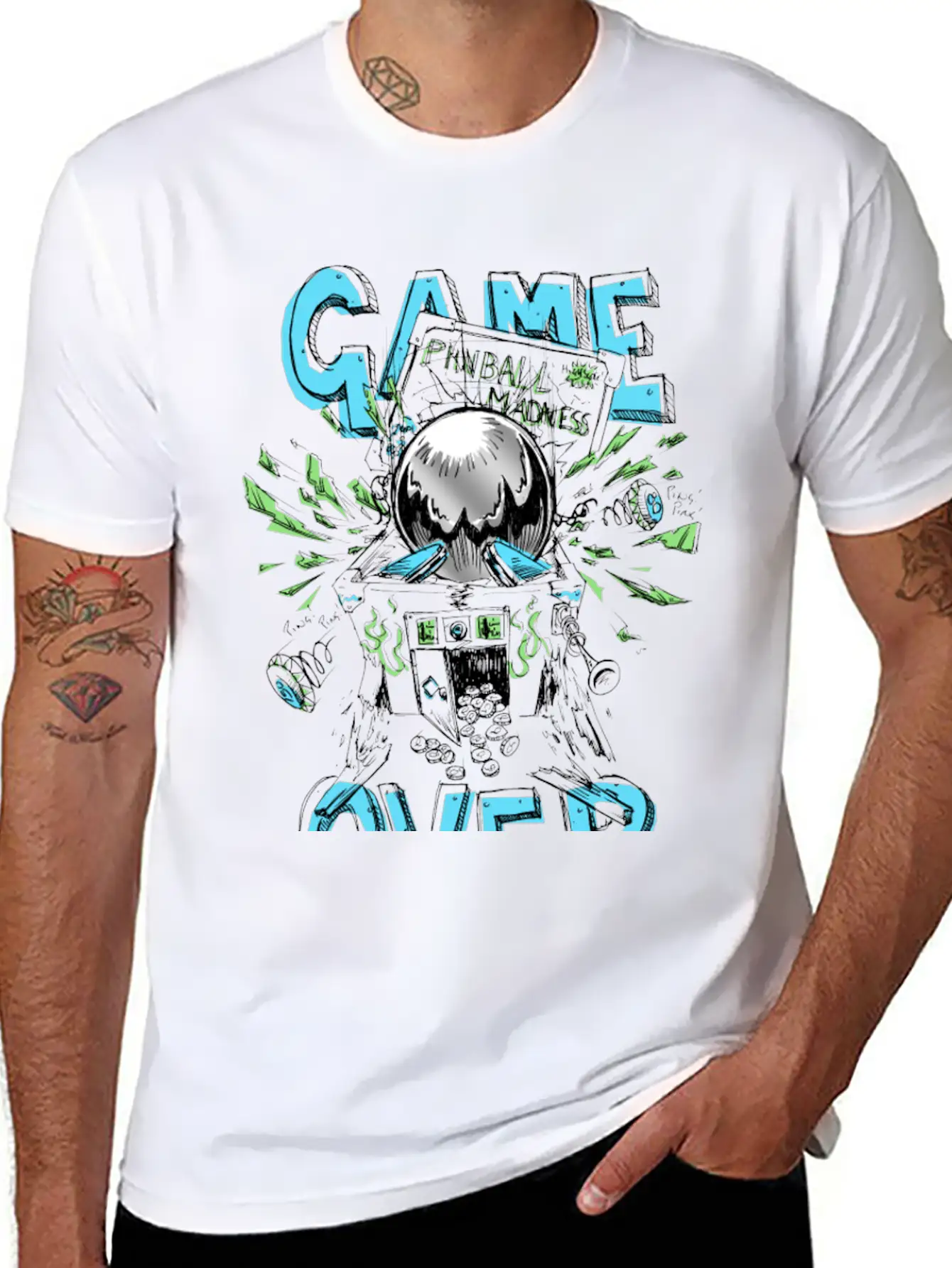 GAME OVER Timeless Short Sleeve Tee – Comfy And Minimalist Design