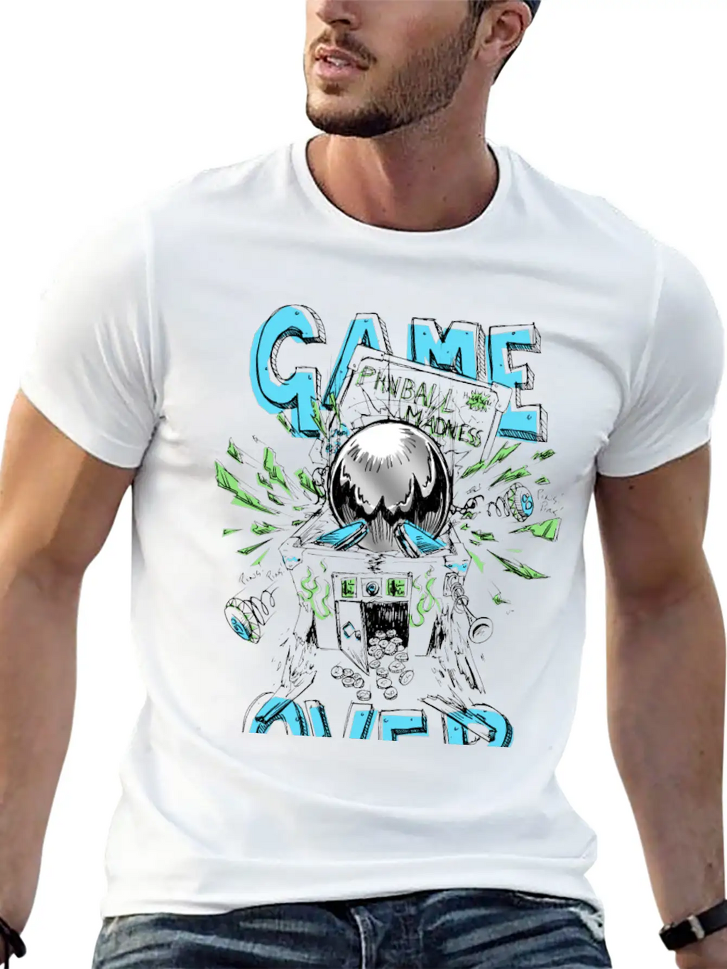 GAME OVER Timeless Short Sleeve Tee – Comfy And Minimalist Design