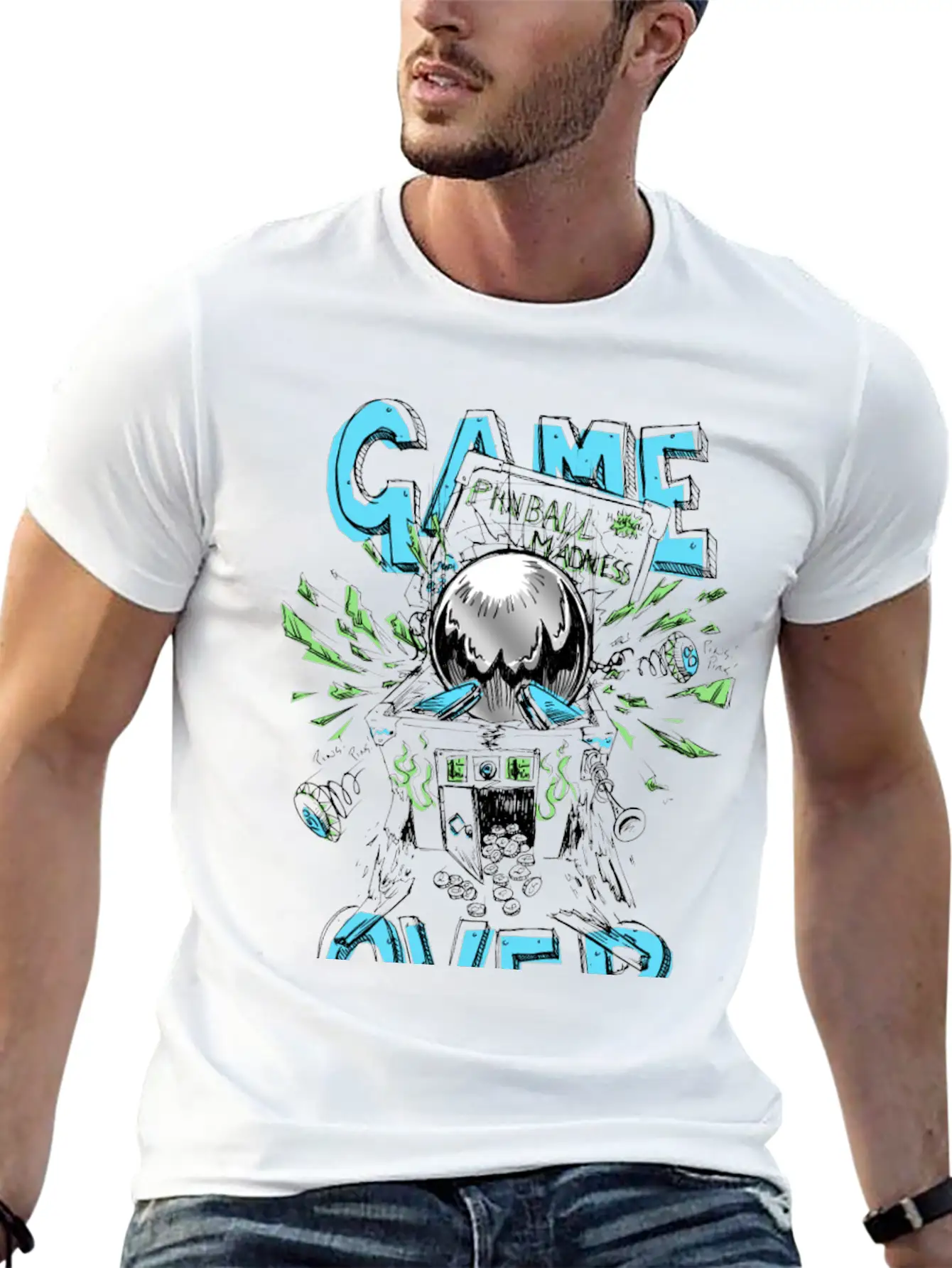 GAME OVER Timeless Short Sleeve Tee – Comfy And Minimalist Design