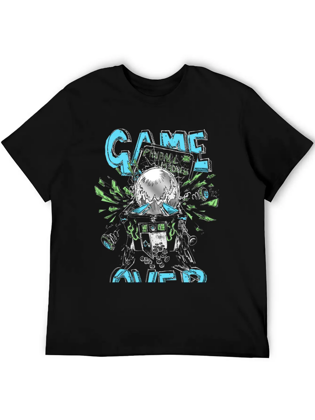 GAME OVER Timeless Short Sleeve Tee – Comfy And Minimalist Design