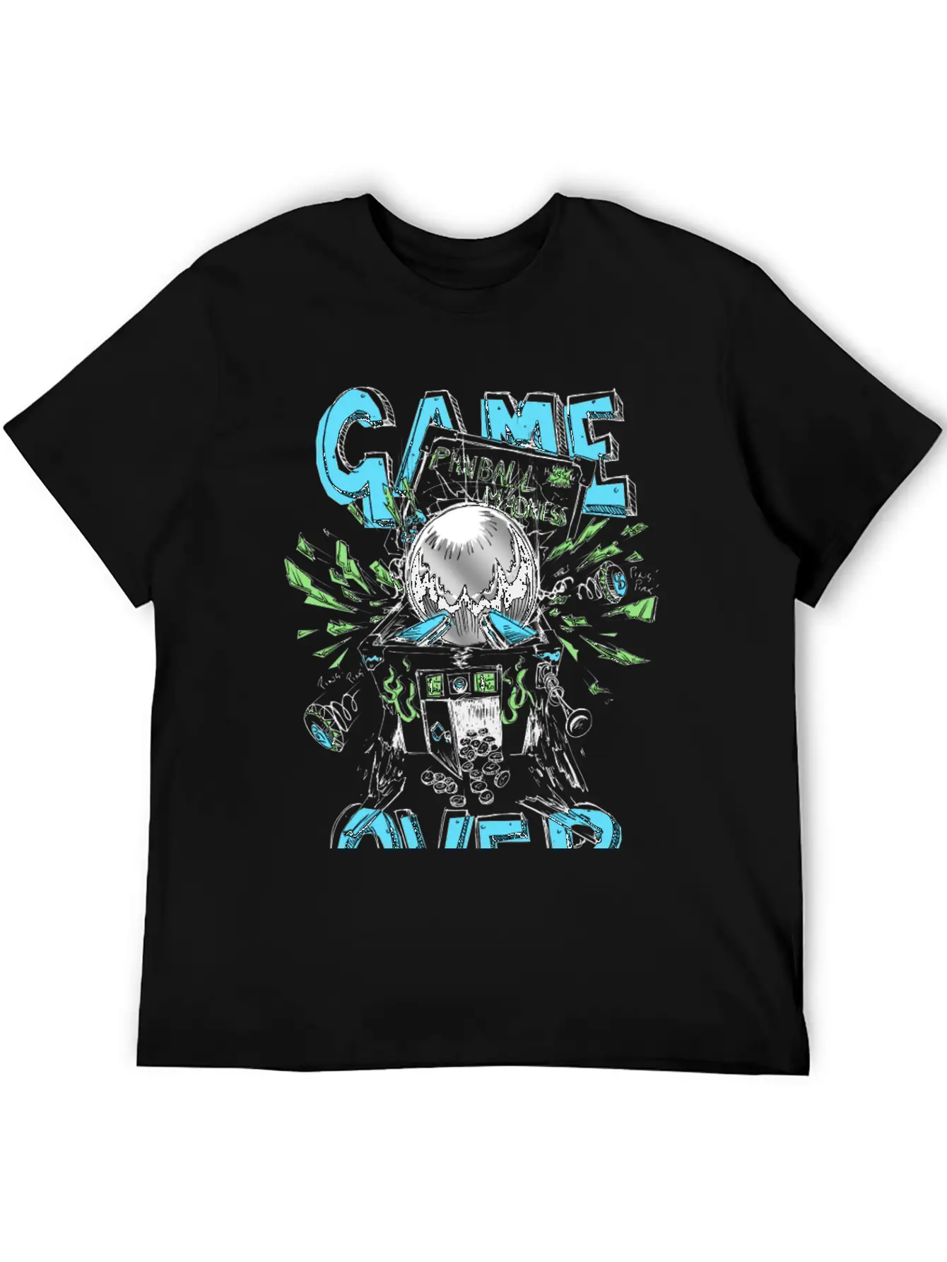 GAME OVER Timeless Short Sleeve Tee – Comfy And Minimalist Design