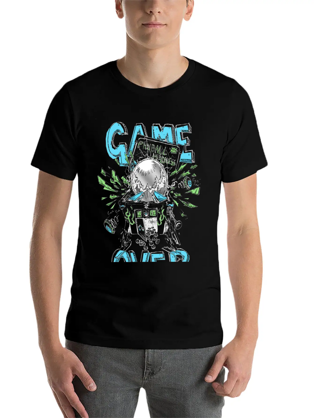 GAME OVER Timeless Short Sleeve Tee – Comfy And Minimalist Design