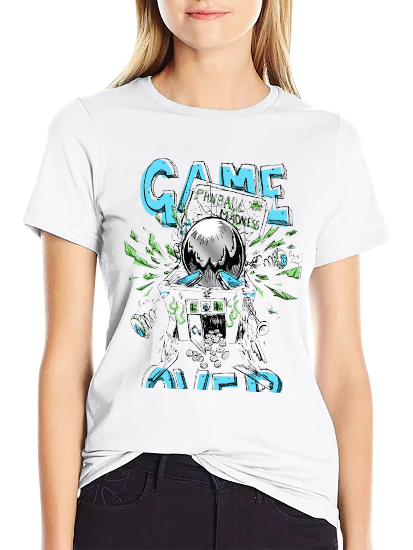 GAME OVER Timeless Short Sleeve Tee – Comfy And Minimalist Design