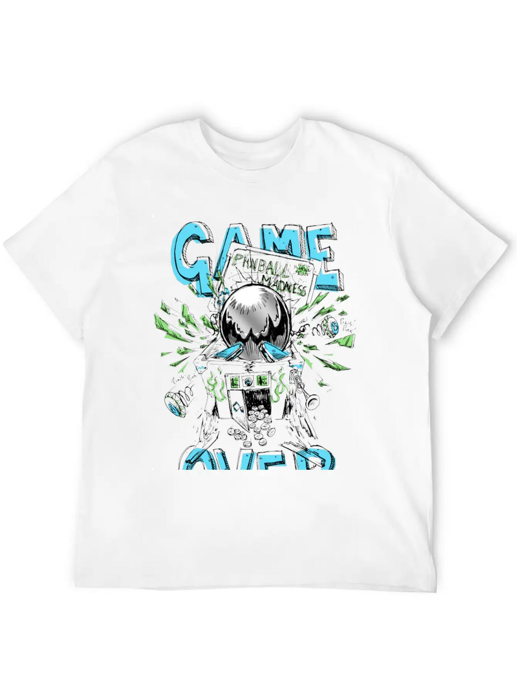 GAME OVER Timeless Short Sleeve Tee – Comfy And Minimalist Design