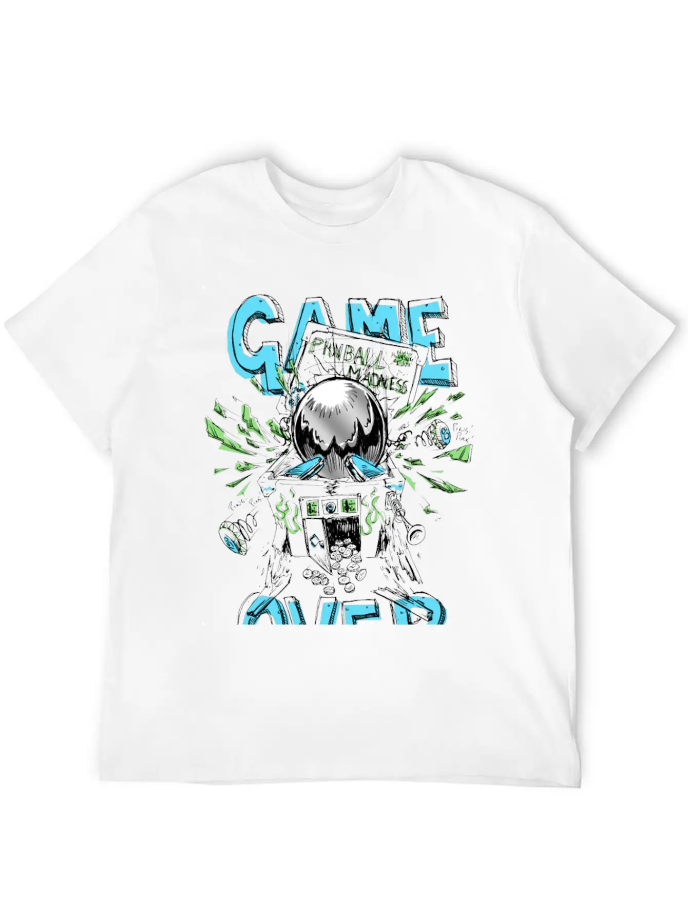 GAME OVER Timeless Short Sleeve Tee – Comfy And Minimalist Design