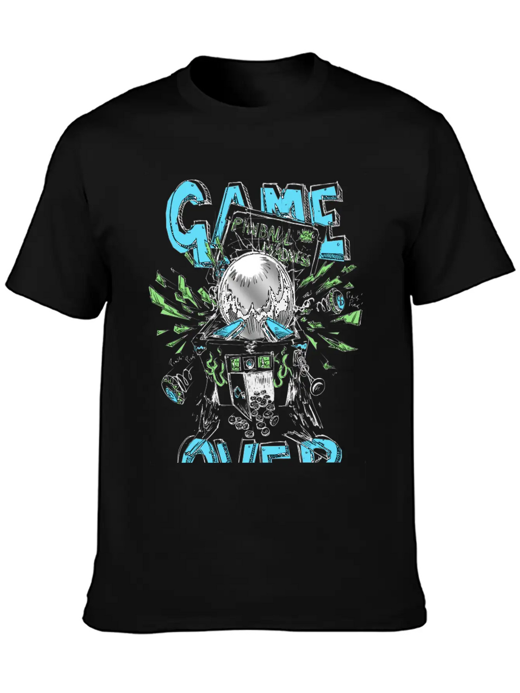 GAME OVER Timeless Short Sleeve Tee – Comfy And Minimalist Design
