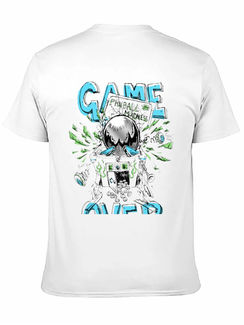 GAME OVER Timeless Short Sleeve Tee – Comfy And Minimalist Design