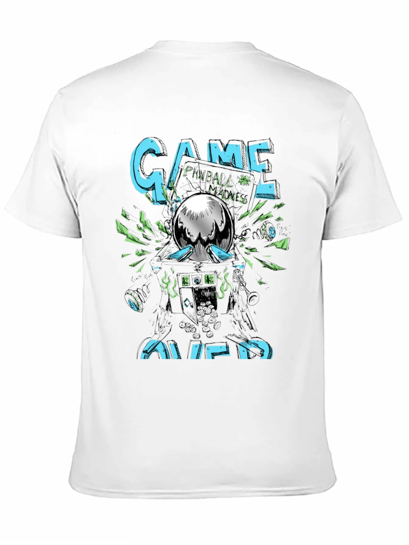 GAME OVER Timeless Short Sleeve Tee – Comfy And Minimalist Design