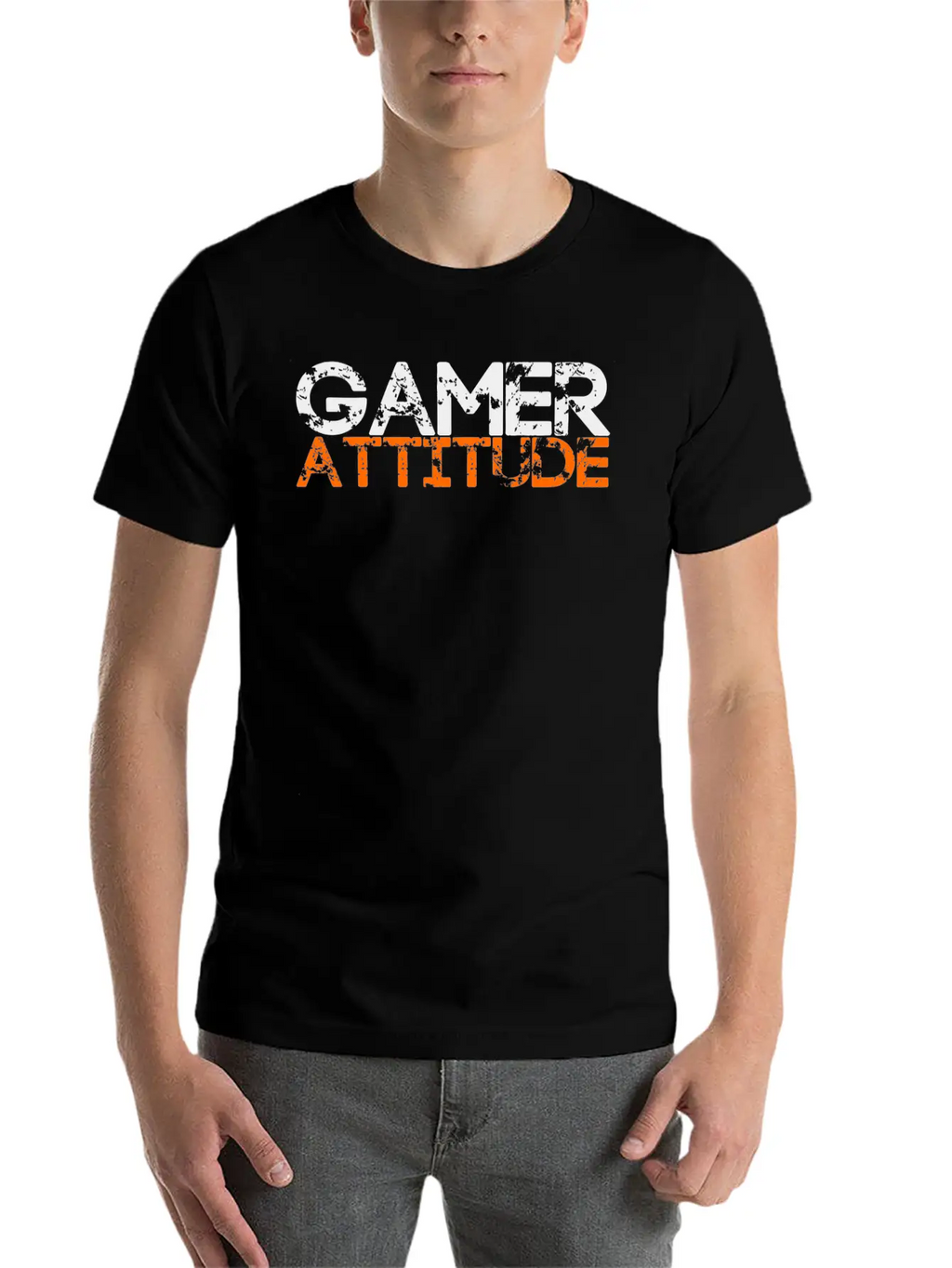 Gamer Attitude Relaxed Everyday Tee – Lightweight And Durable Cotton