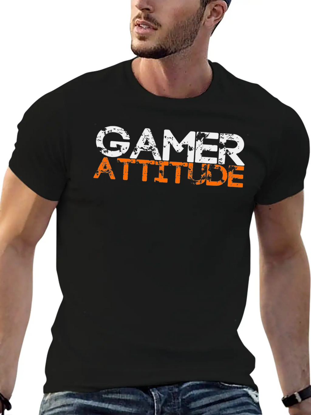 Gamer Attitude Relaxed Everyday Tee – Lightweight And Durable Cotton