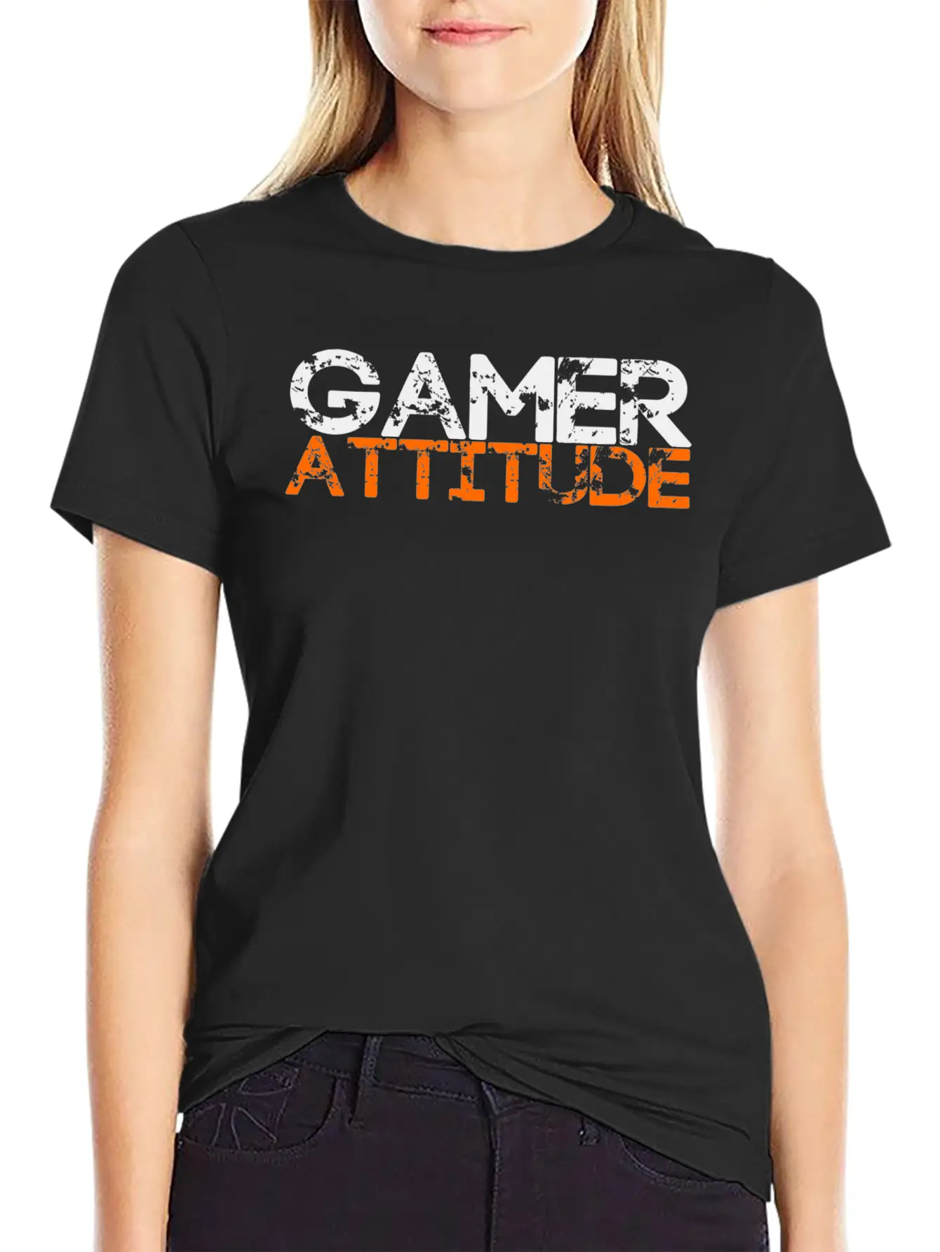 Gamer Attitude Relaxed Everyday Tee – Lightweight And Durable Cotton