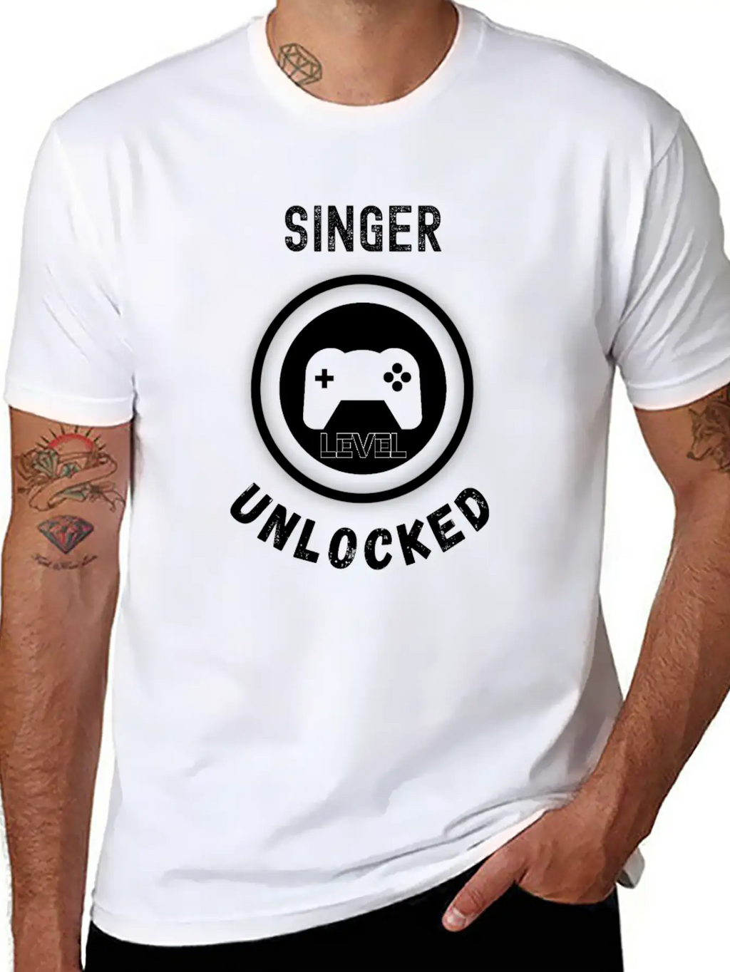 Gamer Singer Gift, Singer Gamer, New Singer Timeless Short Sleeve Tee – Comfy And Minimalist Design