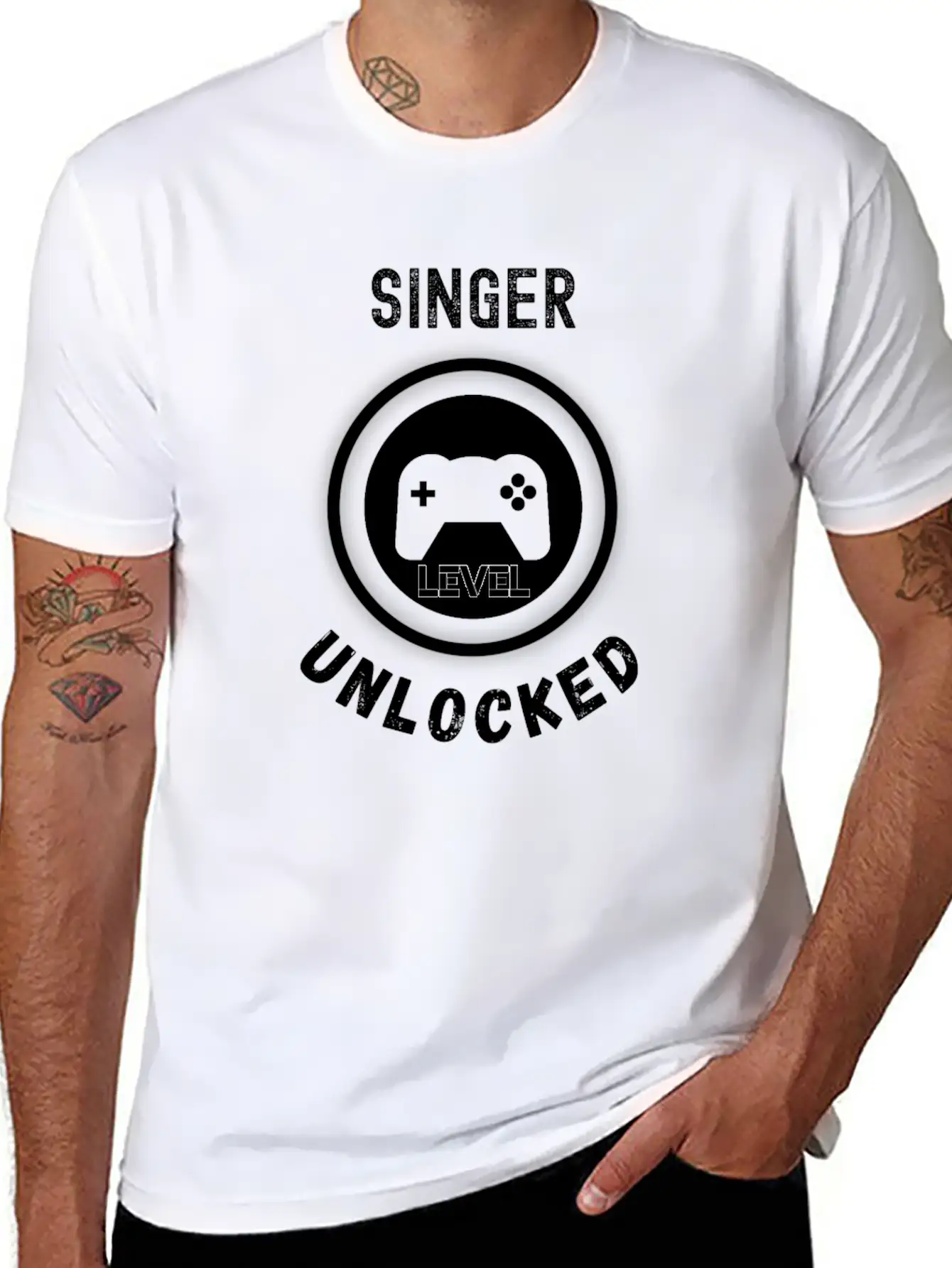 Gamer Singer Gift, Singer Gamer, New Singer Timeless Short Sleeve Tee – Comfy And Minimalist Design