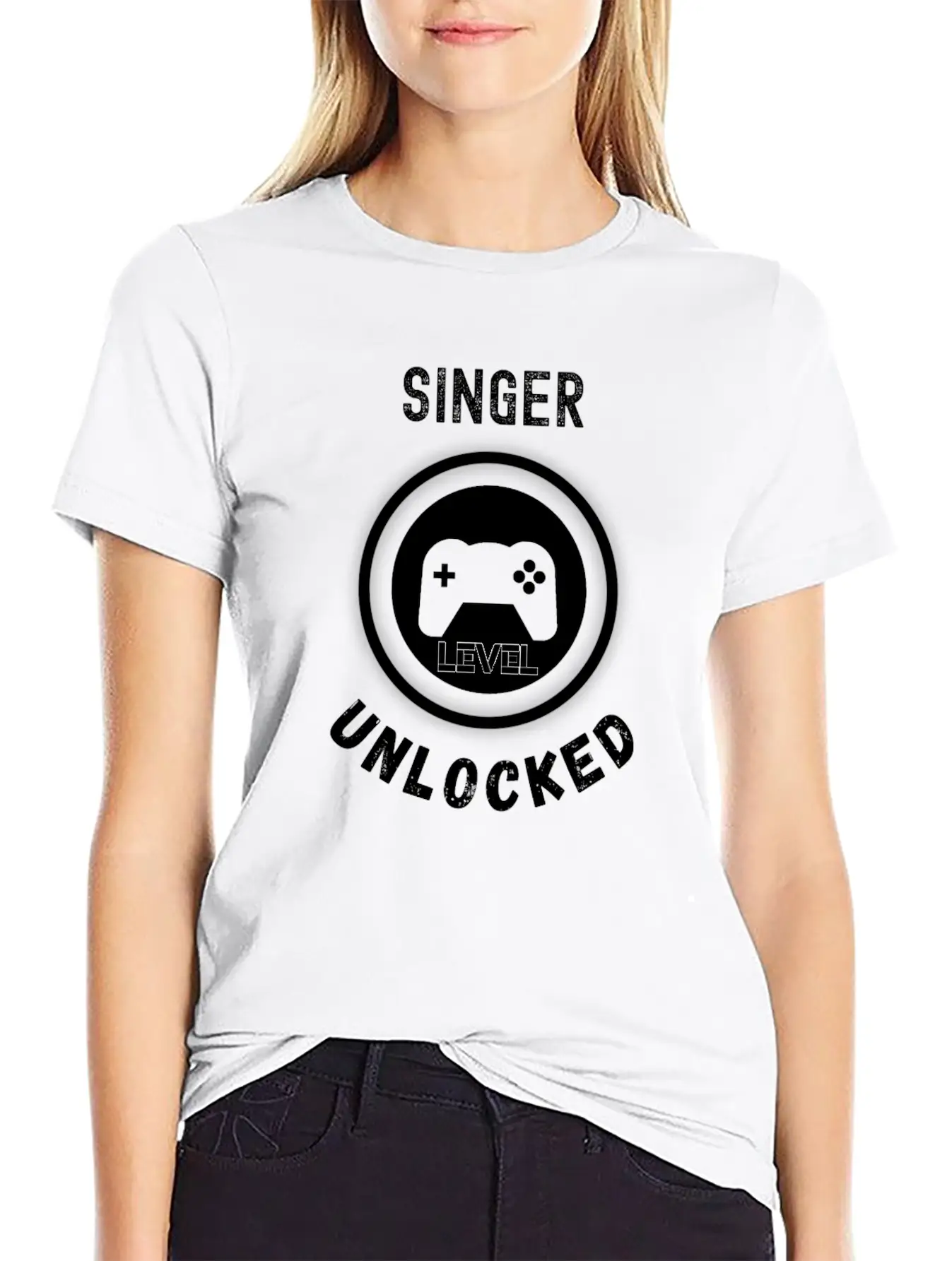 Gamer Singer Gift, Singer Gamer, New Singer Timeless Short Sleeve Tee – Comfy And Minimalist Design
