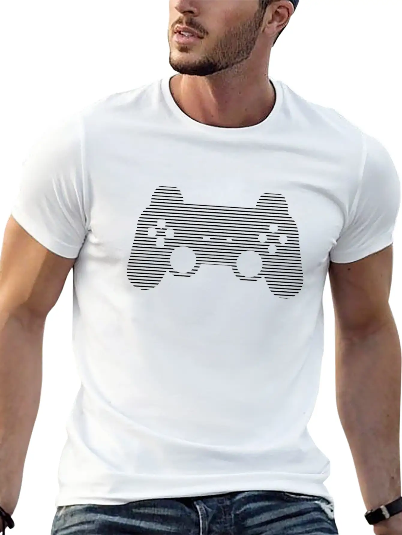 Gaming Breathable Soft Cotton T-Shirt – Timeless Casual Look