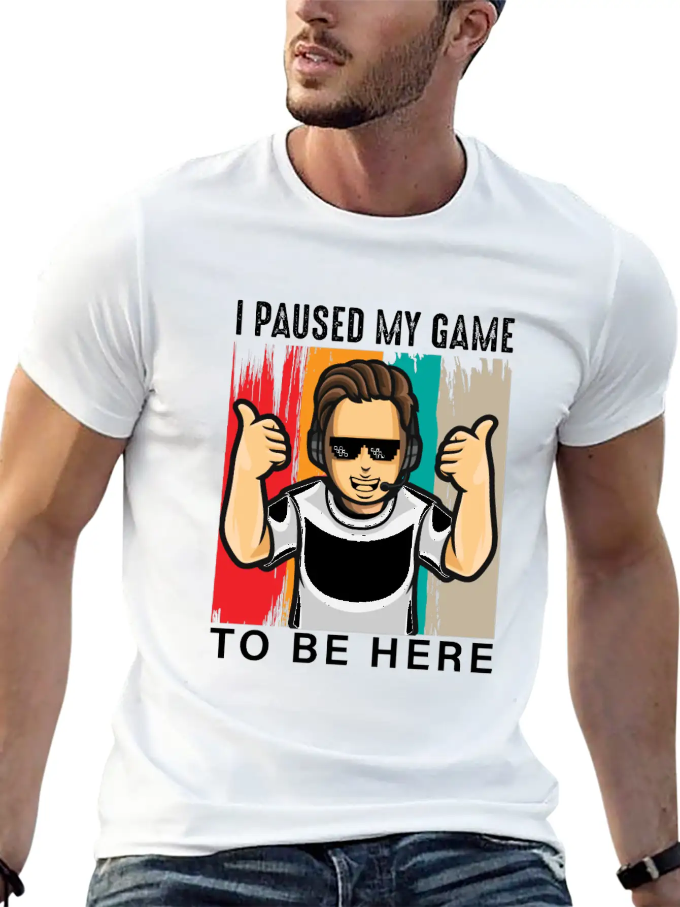 Gaming Classic Cotton Tee – Unisex Comfort For Any Season