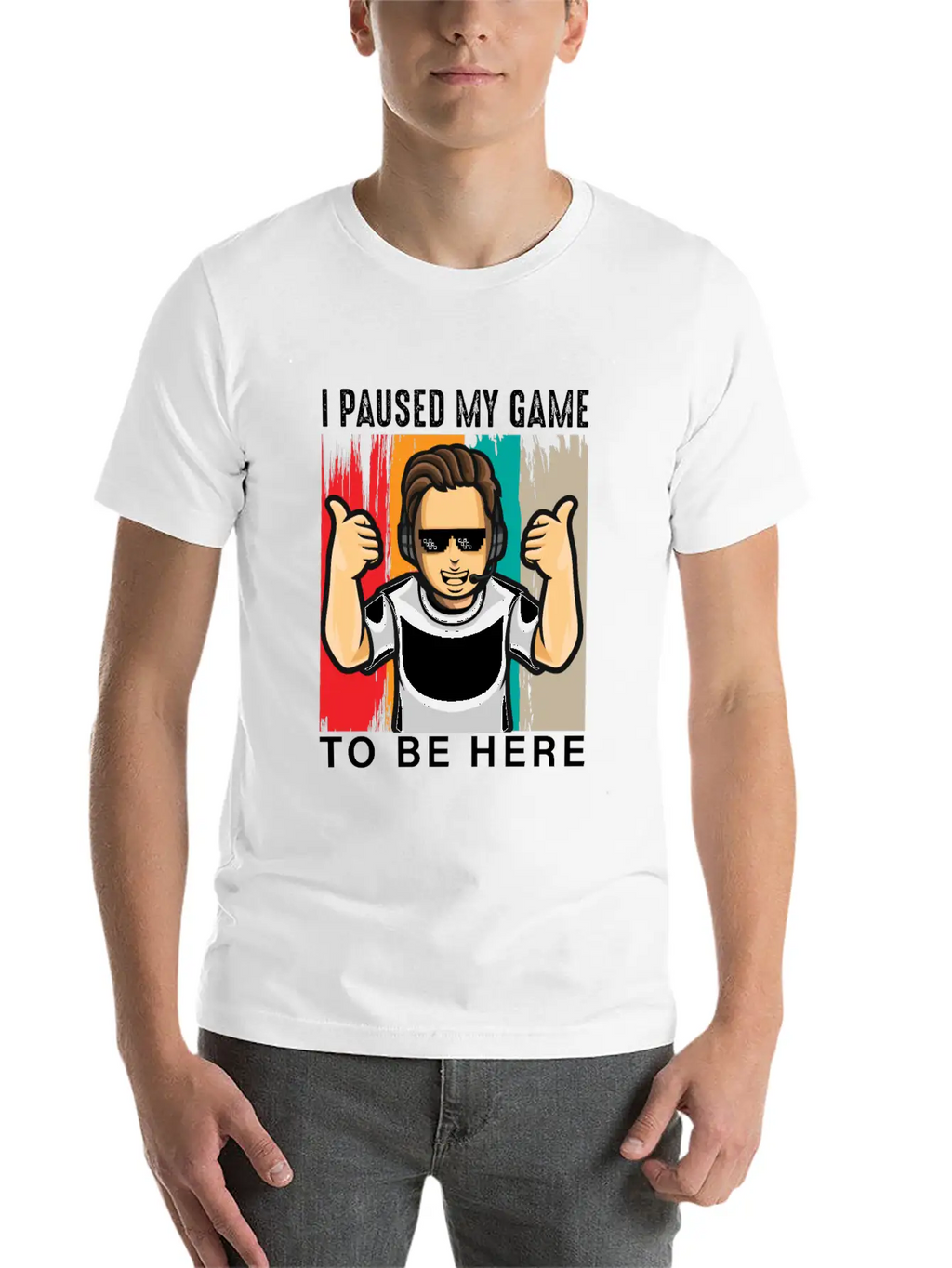 Gaming Classic Cotton Tee – Unisex Comfort For Any Season