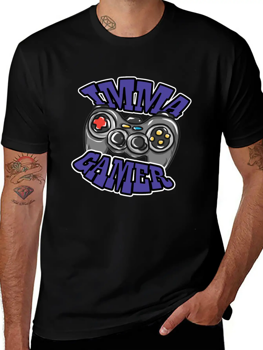 Gaming Controller Relaxed Everyday Tee – Lightweight And Durable Cotton
