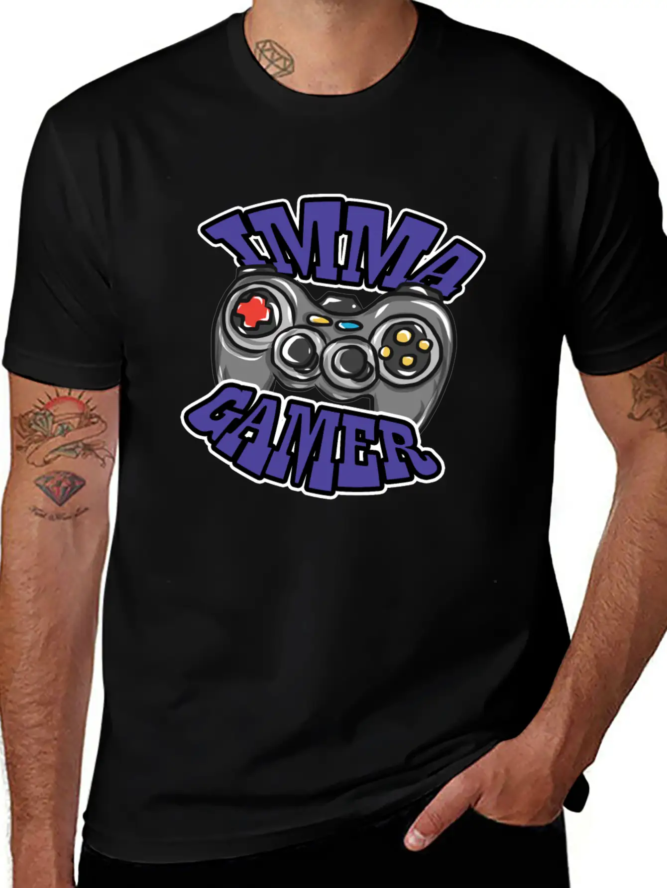 Gaming Controller Relaxed Everyday Tee – Lightweight And Durable Cotton
