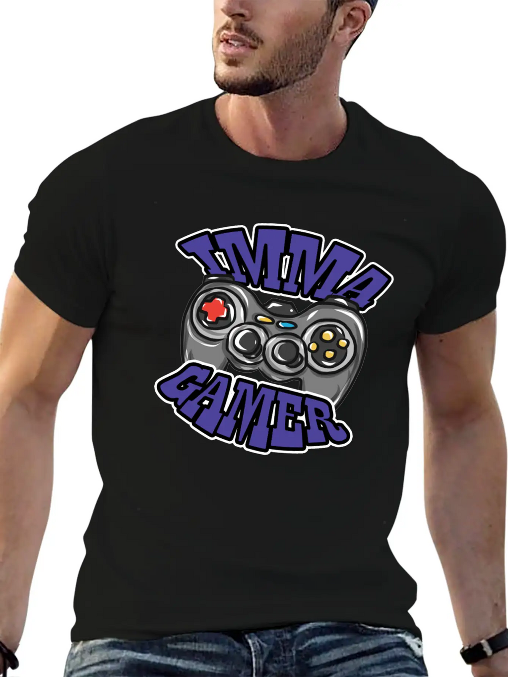 Gaming Controller Relaxed Everyday Tee – Lightweight And Durable Cotton