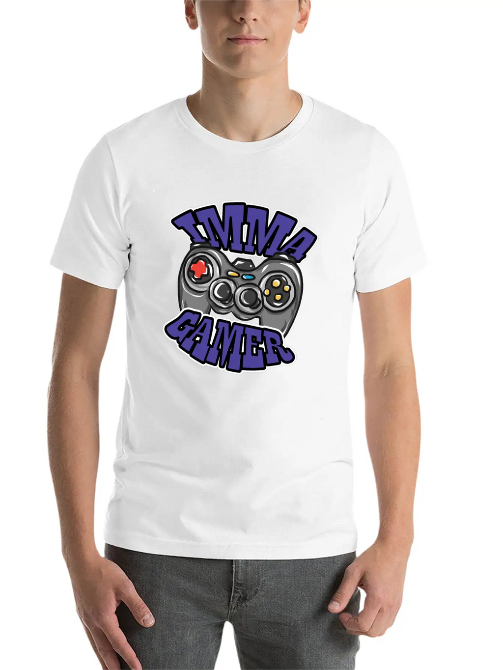 Gaming Controller Relaxed Everyday Tee – Lightweight And Durable Cotton