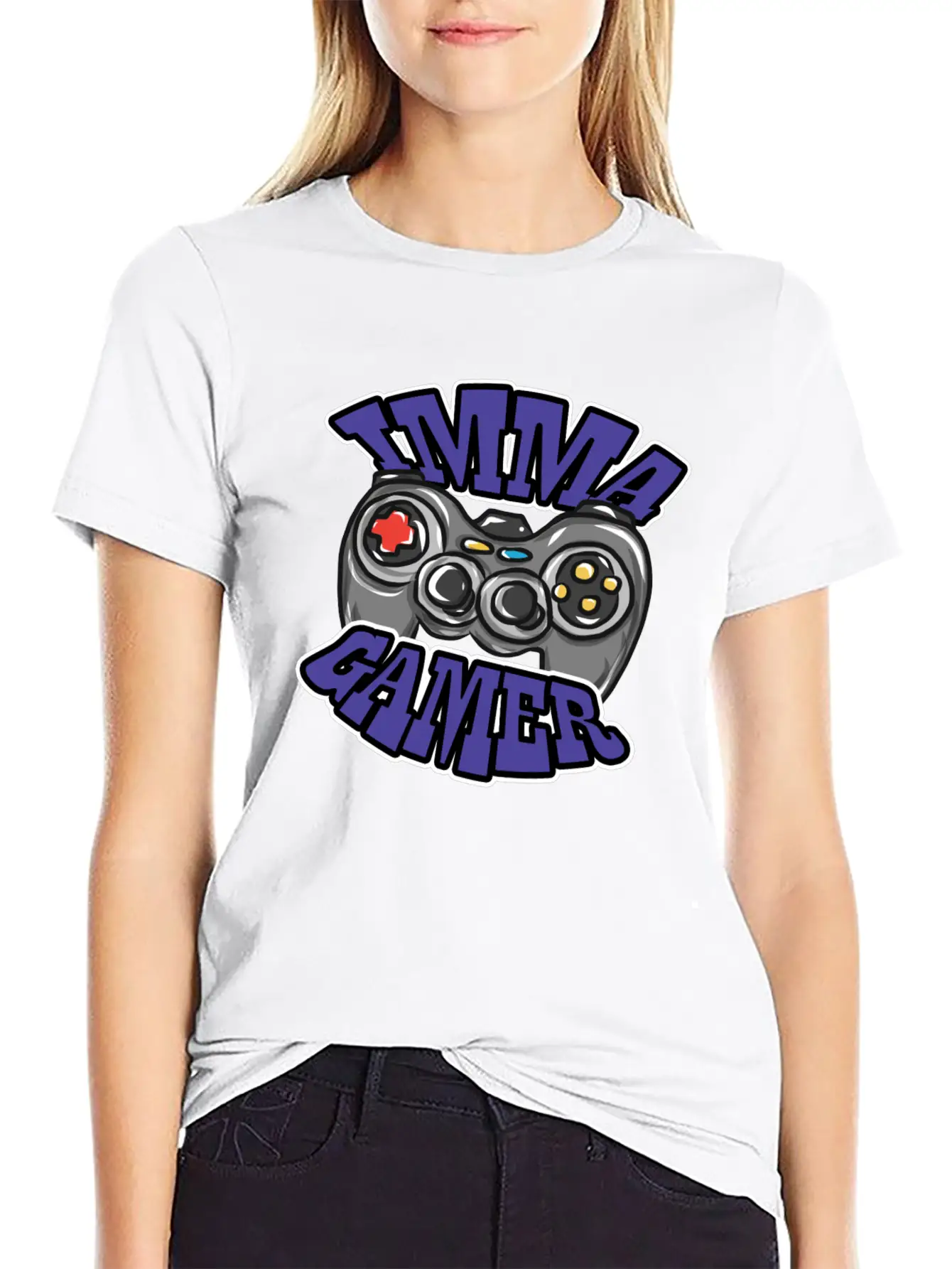 Gaming Controller Relaxed Everyday Tee – Lightweight And Durable Cotton
