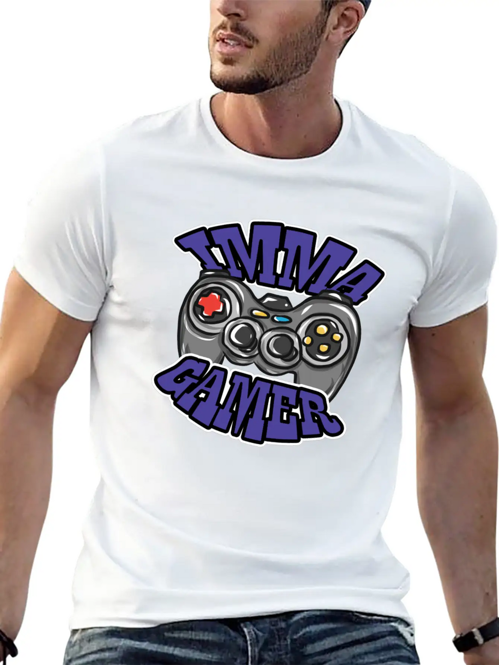 Gaming Controller Relaxed Everyday Tee – Lightweight And Durable Cotton