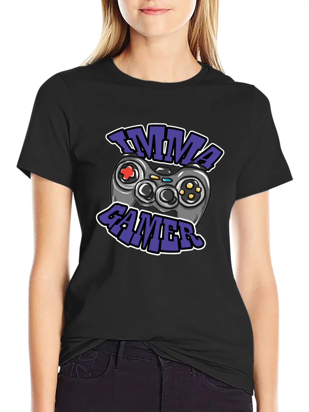 Gaming Controller Relaxed Everyday Tee – Lightweight And Durable Cotton
