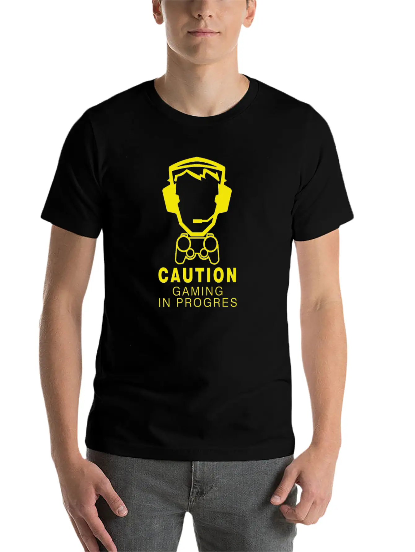 Gaming In Progress Essential Cotton Tee For Daily Outfits – Unisex Style
