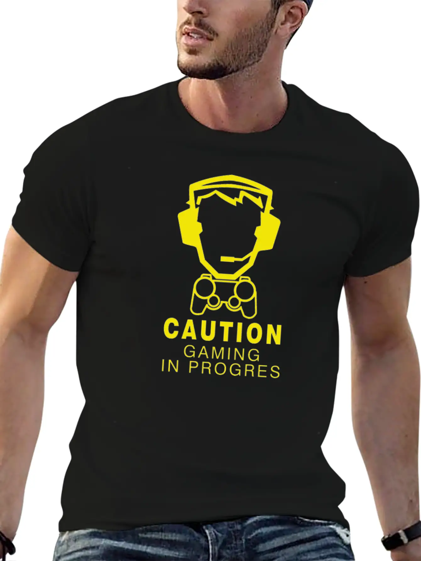 Gaming In Progress Essential Cotton Tee For Daily Outfits – Unisex Style