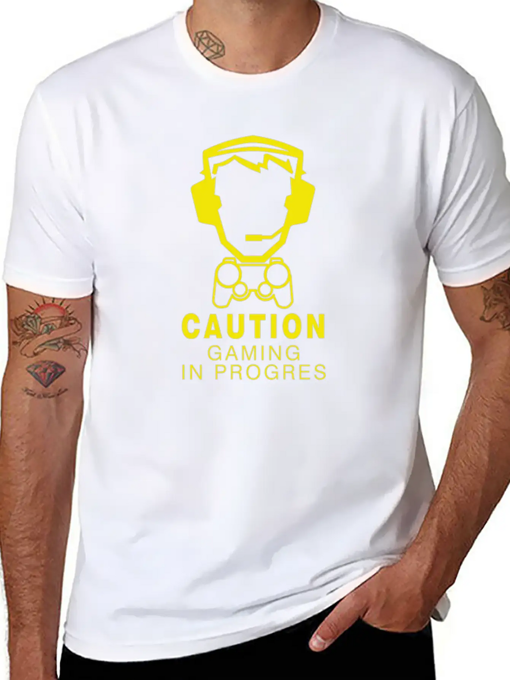 Gaming In Progress Essential Cotton Tee For Daily Outfits – Unisex Style