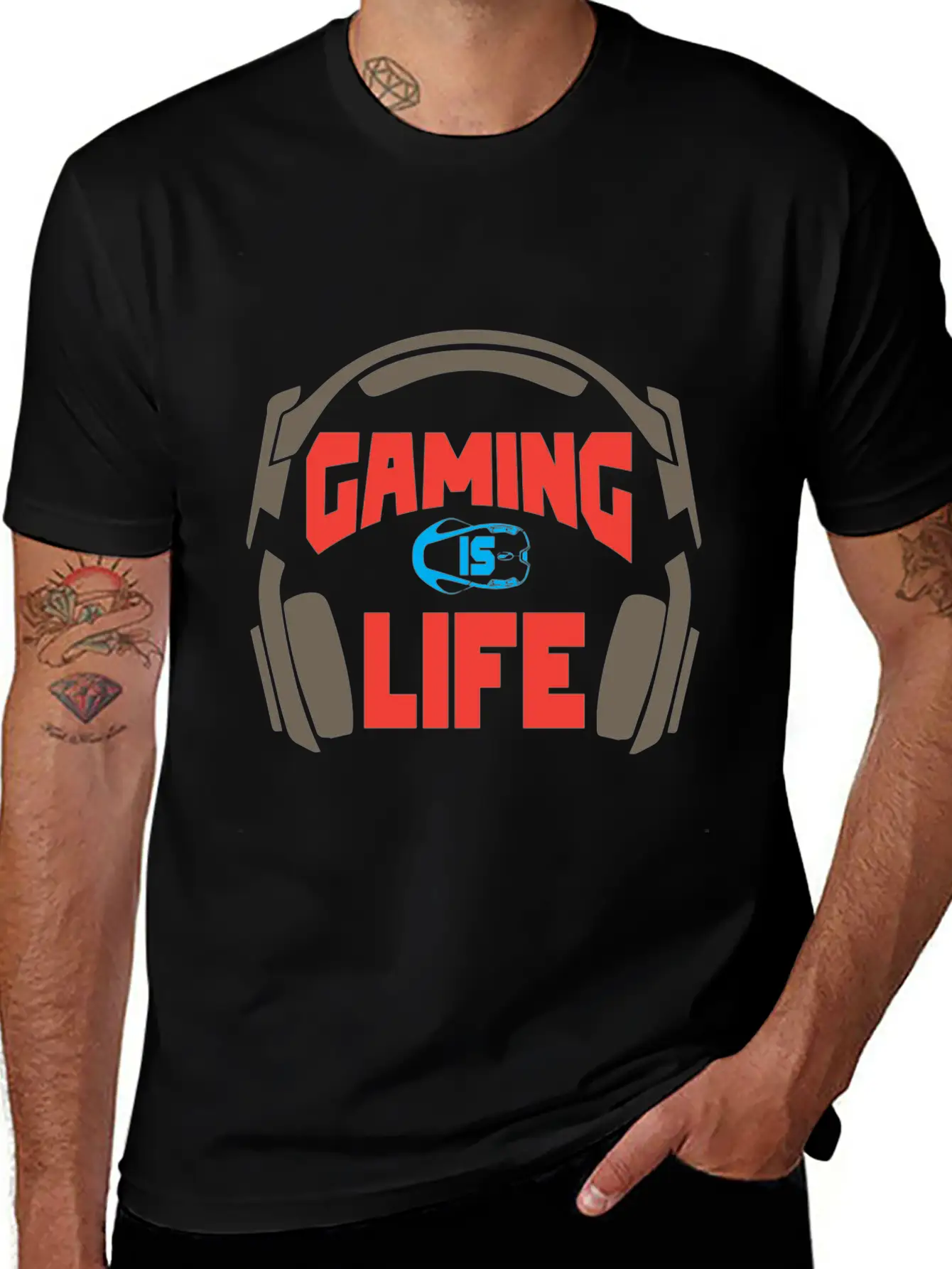 Gaming Is Life Classic Cotton Tee – Unisex Comfort For Any Season