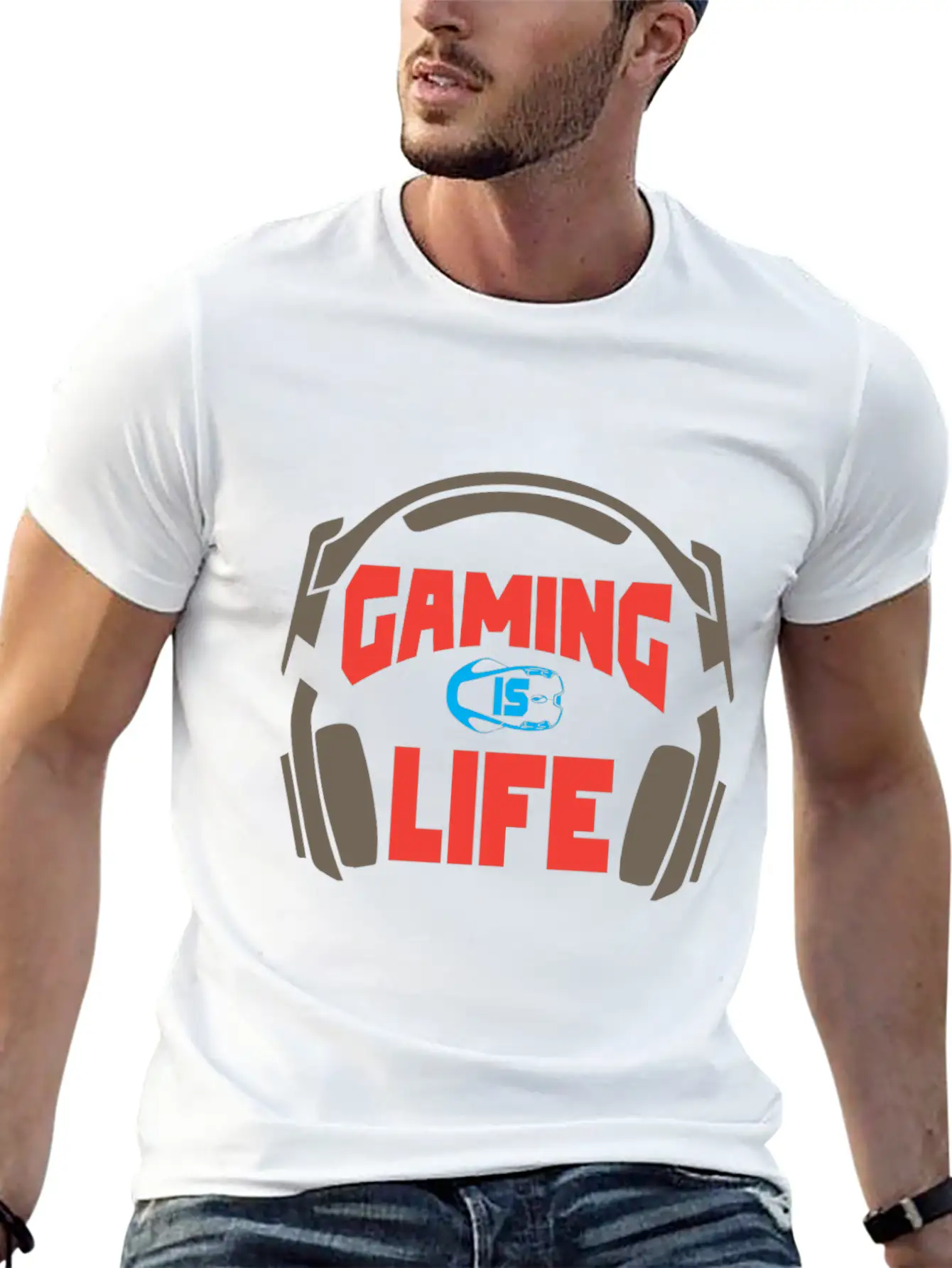 Gaming Is Life Classic Cotton Tee – Unisex Comfort For Any Season