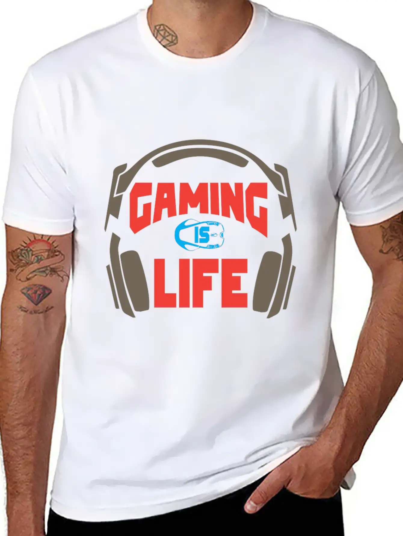 Gaming Is Life Classic Cotton Tee – Unisex Comfort For Any Season