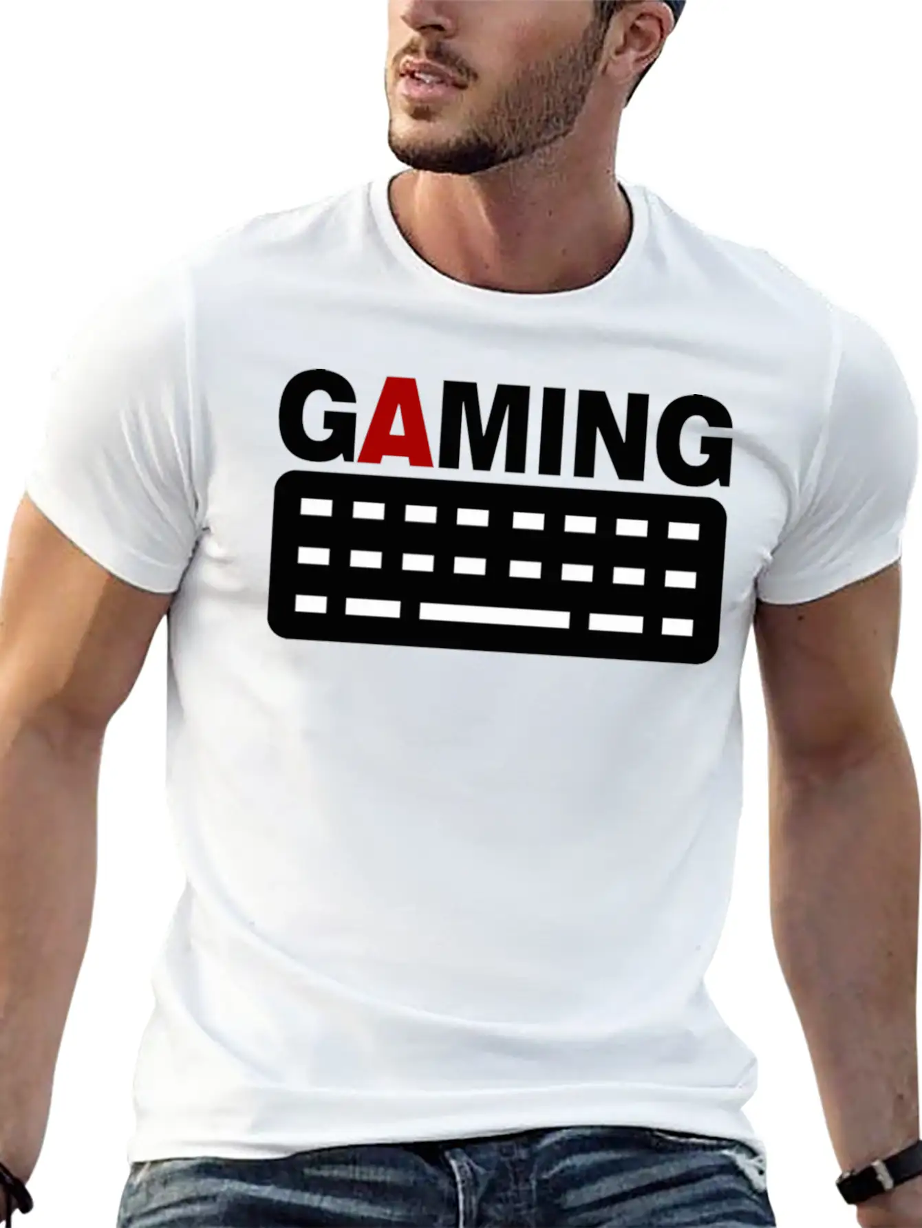 Gaming Keyboard Pc Gamer Classic Cotton Tee – Unisex Comfort For Any Season