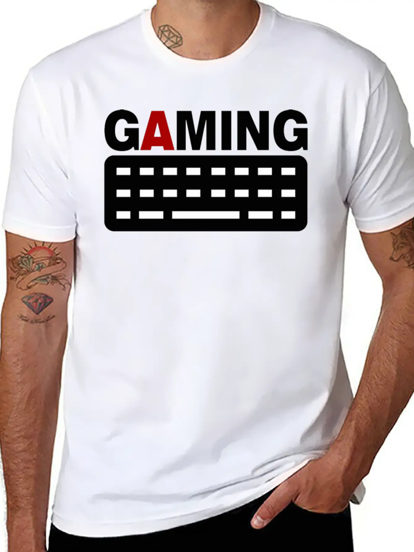 Gaming Keyboard Pc Gamer Classic Cotton Tee – Unisex Comfort For Any Season