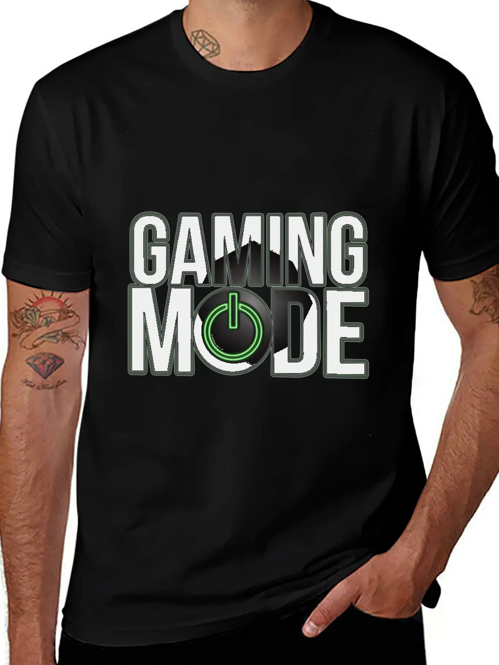 Gaming Mode Basic Graphic T-Shirt – Daily Comfort In Soft Cotton